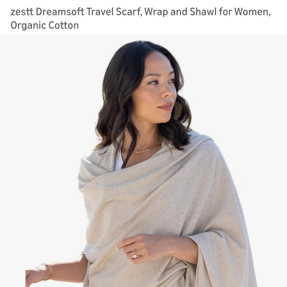 Zestt Dreamsoft Color Block Travel Scarf for Women